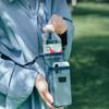 Meshes Water Bottle Holder Sleeve Water Bottle Carriers Bag for Clear Hydrations Monitoring Zippers Access Oxford Fabric