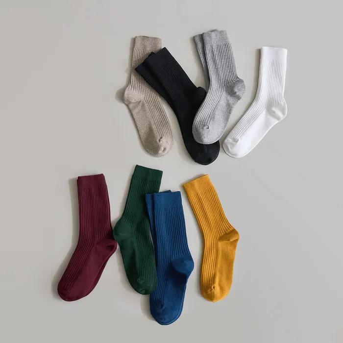 Everyday Thick Washed Design Socks for Women and Men