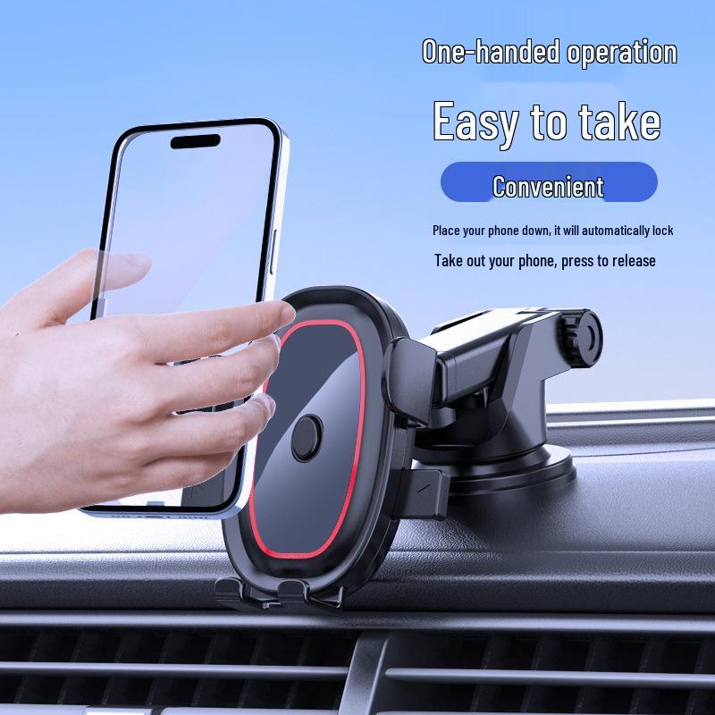 Multi-functional Car Phone Holder with Suction Cup and Air Vent Mount for Dashboard