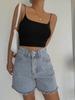 Tank Top Solid Halter Crop Tops Women Summer Camis Backless Camisole Fashion Casual Tube Female Sleeveless Cropped Vest