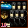 1-10 Stück Solar Poolleuchte Hängende LED Zylinderlampe für Aufstellpool Außen Gartendekoration Wasserdicht Warmweiß IP44 Verwendung
