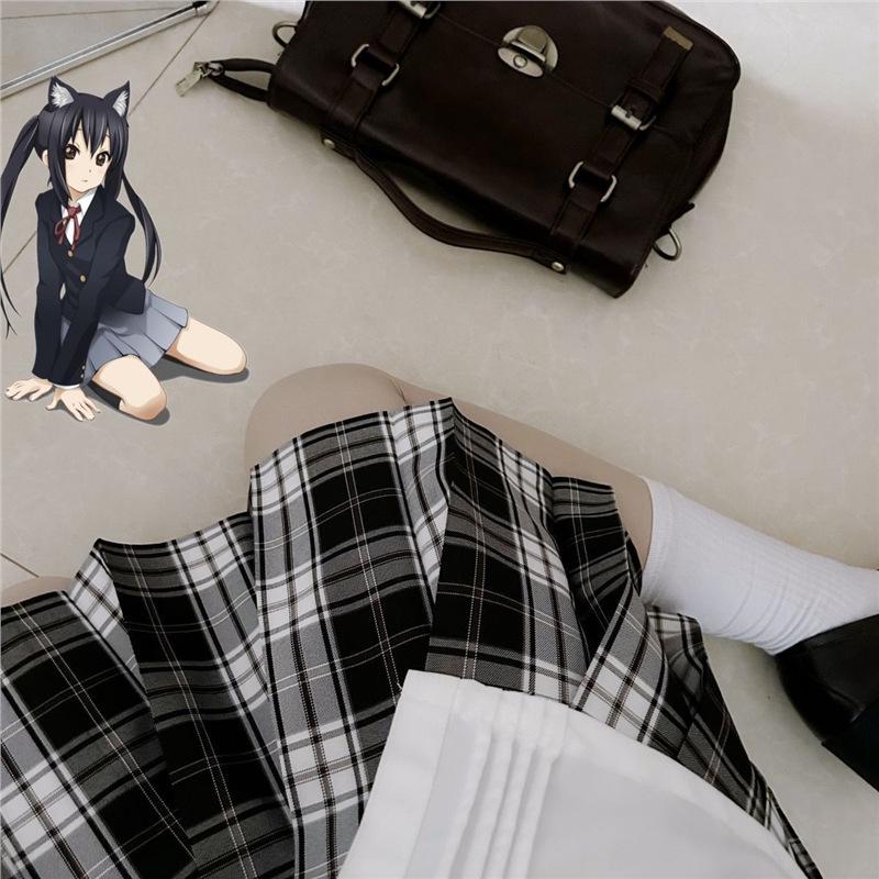 

Японская плиссированная клетчатая юбка в стиле академии - Аутентичная юбка школьной формы XS