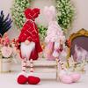 Mother's Day Gnomes Plush Gifts for Women -2Pcs Spring Couple Gnome Decoration Home Decor Wedding Mom Gnomes Ornaments GIF