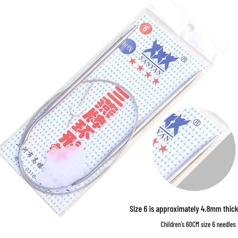 Sanyan Stainless Steel Circular Knitting and Crochet Needles Set