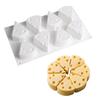 8 Gleichmäßige Käsemousse Silikon Kuchen Dekorationsform zum Backen Form Dessert Mousse Gebäckform Eisform Küchenwerkzeuge