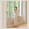 Women's 2026 French Floral Print Camisole Dress - Elegant, Slimming, Age-Reducing, Korean Style, Mid-Length Summer Fashion