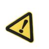 Unique Warning Sign Hair Clip for Safety and Style Lightweight Practical Plush Hair Accesories Fashionable Hairpin