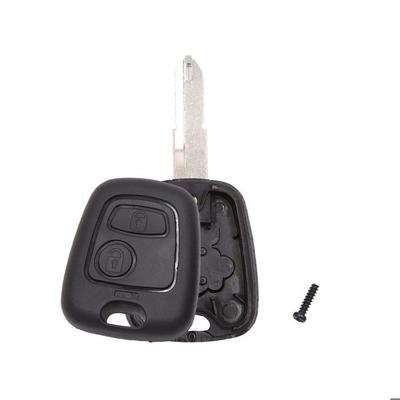 SOURCING MAP Key Shell Key Shell for Peugeot 106 206 306 307 405 Plip Remote Control 2 Buttons with Blade Replacement Box
