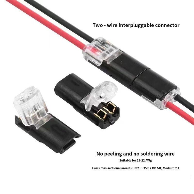 1-100 STÜCK 12V Drahtkabel Einrastverbinder Klemmenverbindungen Verbinder Auto Kfz Stecker