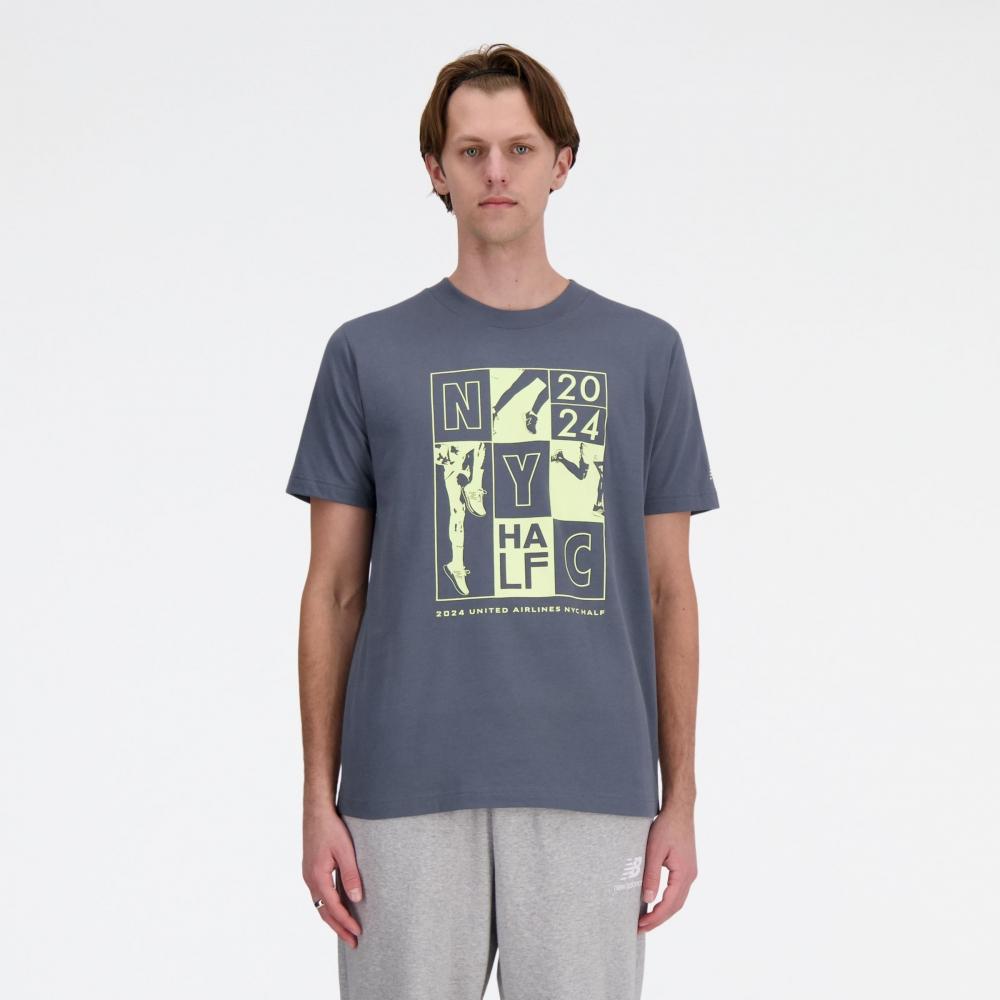 

Футболка New Balance United Airlines NYC с полуграфическим рисунком MT41636CGT XS