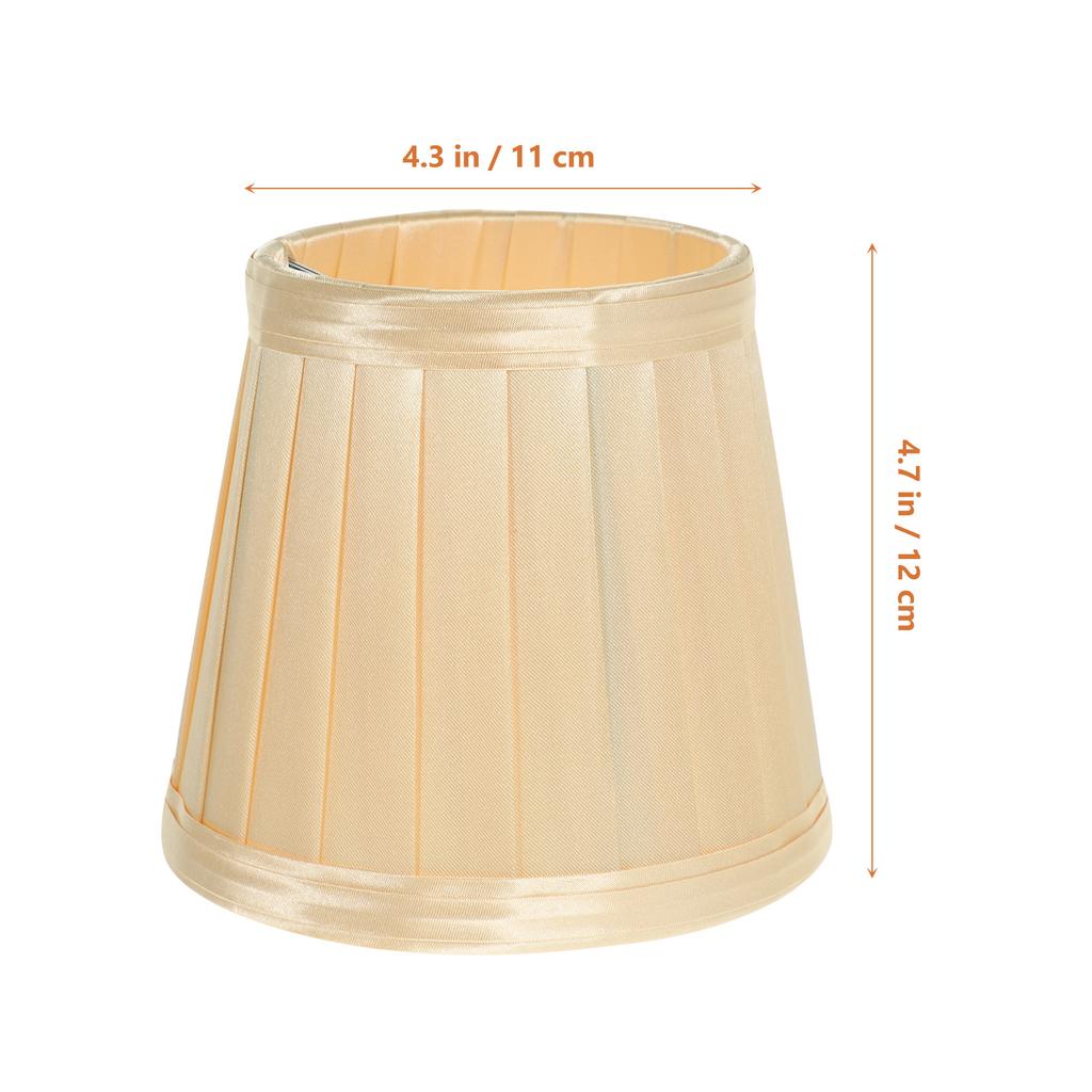 Fabric Iron Lamp Shade for Table Floor Wall Lights Removable Desk Lampshade Home Hotel Bedroom Study Decor Replacement