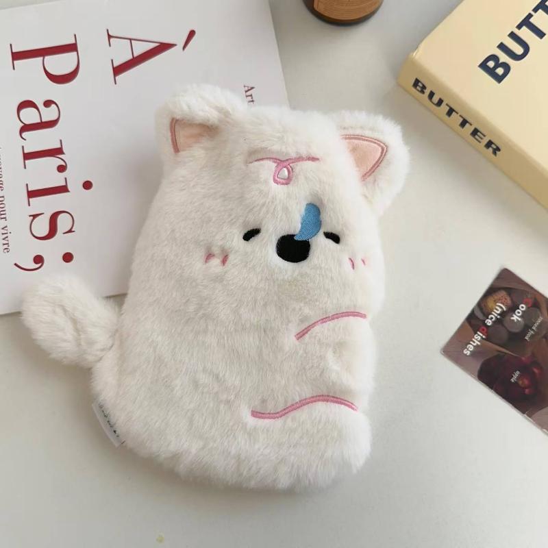 2025 Nový ohřívač břicha Silný plyšový ohřívač rukou Roztomilý kreslený ohřívač na horkou vodu Teplý sáček na vodu Vícebarevný volitelný