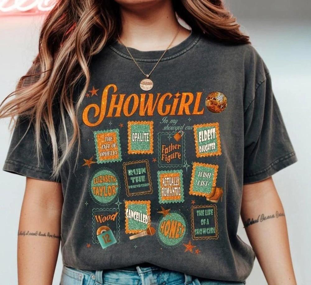 NEW In My Showgirl Era Shirt, The Life Of A Showgirl Shirt Size S-5XL Unisex T-Shirt S