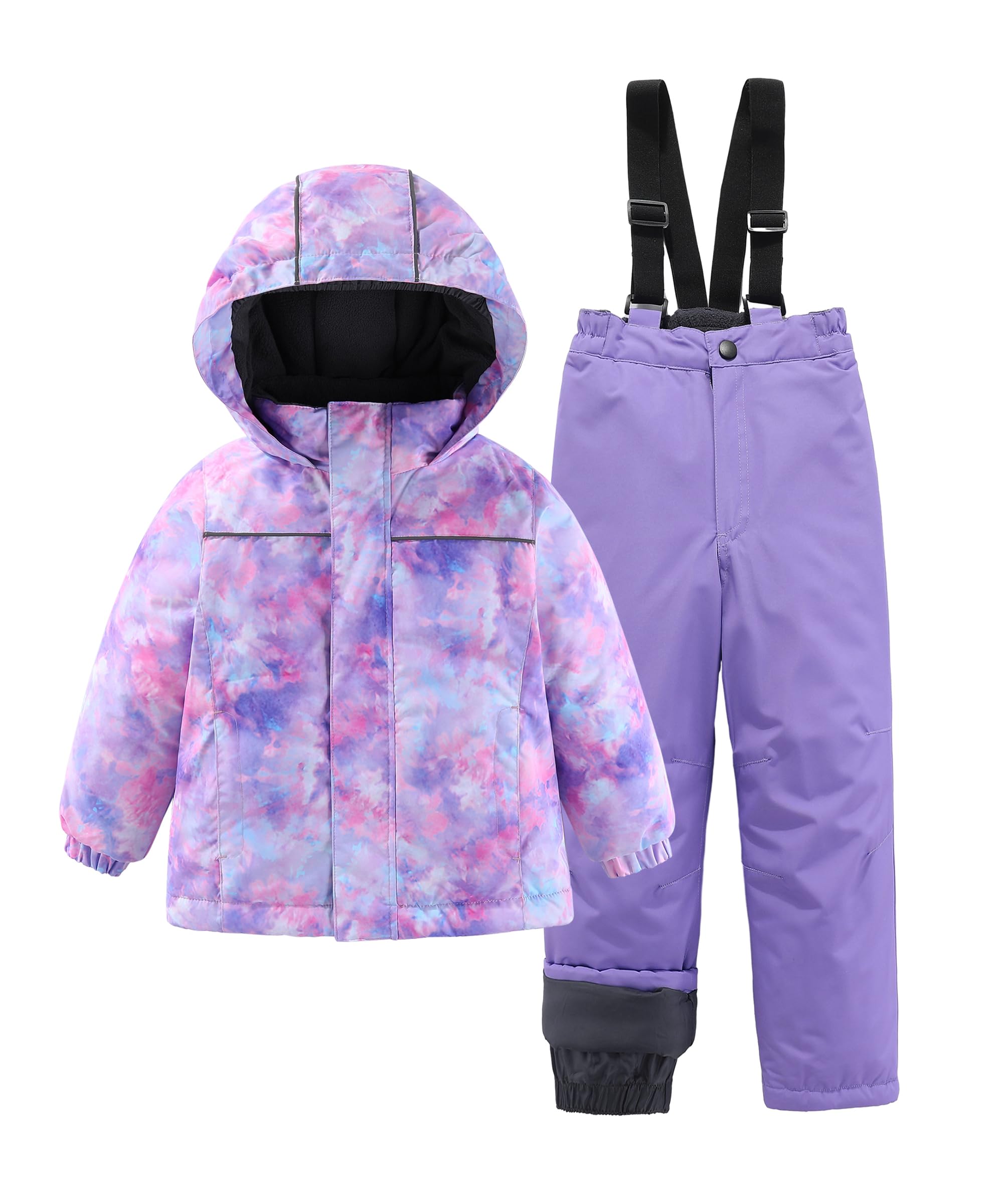

LUCKYLUAN Snowboard and Ski Wear Set for Girls and Sizes Jacket and and Warm for Snow Wisteria Size 130 Kids Boys, 110-150cm, Pants, Waterproof,