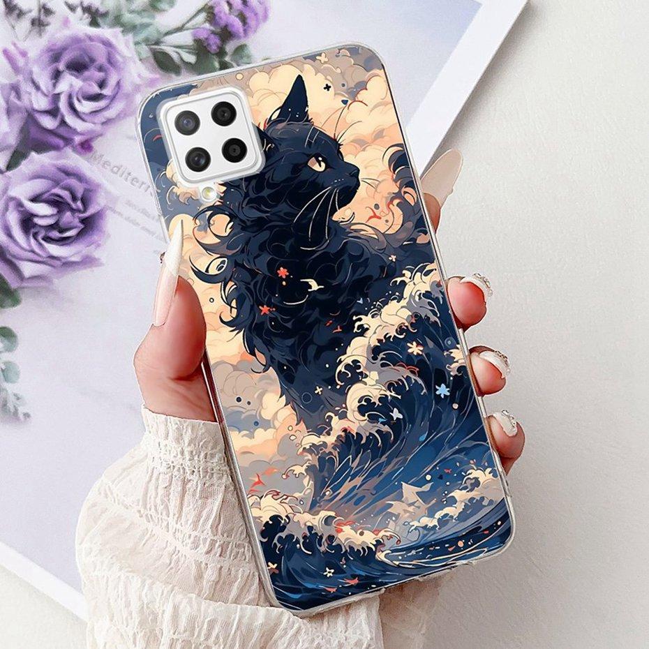 New Fashion Painting Case For Samsung Galaxy A22 A225F A226B Soft Silicone TPU Phone Cases For Samsung A22 4G 5G Cover Bumpers