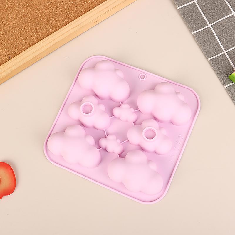 

Силиконовая форма для конфет в форме облака, 8 полостей, шоколадный пудинг, десерт, торт, форма для выпечки, кухонный инструмент, свечи, мыловарение