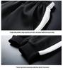 Spring & Autumn Men's Casual Sports Cardigan Jacket & Pants Set - Middle-Aged Workwear or School Uniform