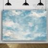 Wolkenhintergrund-Banner, kein Strom erforderlich, geeignet für Hochzeiten, Geburtstage, Jubiläen, Zuhause und Partydekoration.
