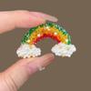 Cartoon Cloud Rainbow Brooch - Women's High-end, Premium, Luxurious, Limited-edition Crystal Pin Brooch for Accessories