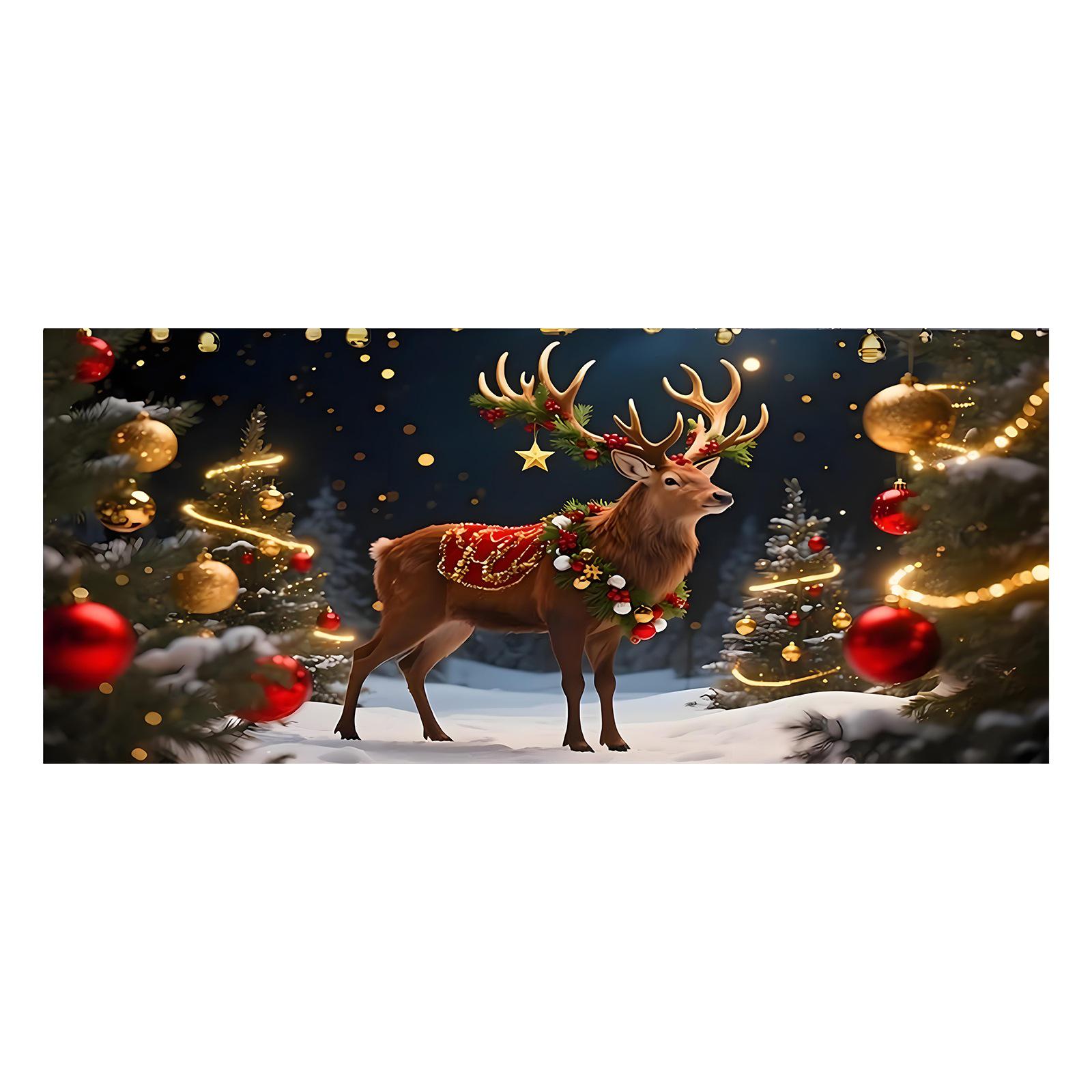 

Christmas Party Santa Claus Backdrop Flag 250x45cm (Flag Cloth)