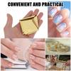 50Pcs 8x8.5cm Gold Leaf Sheets Foil Paper Imitation Shiny Craft Decoration for Art Projects Gilding Vases Ceramics Ornaments