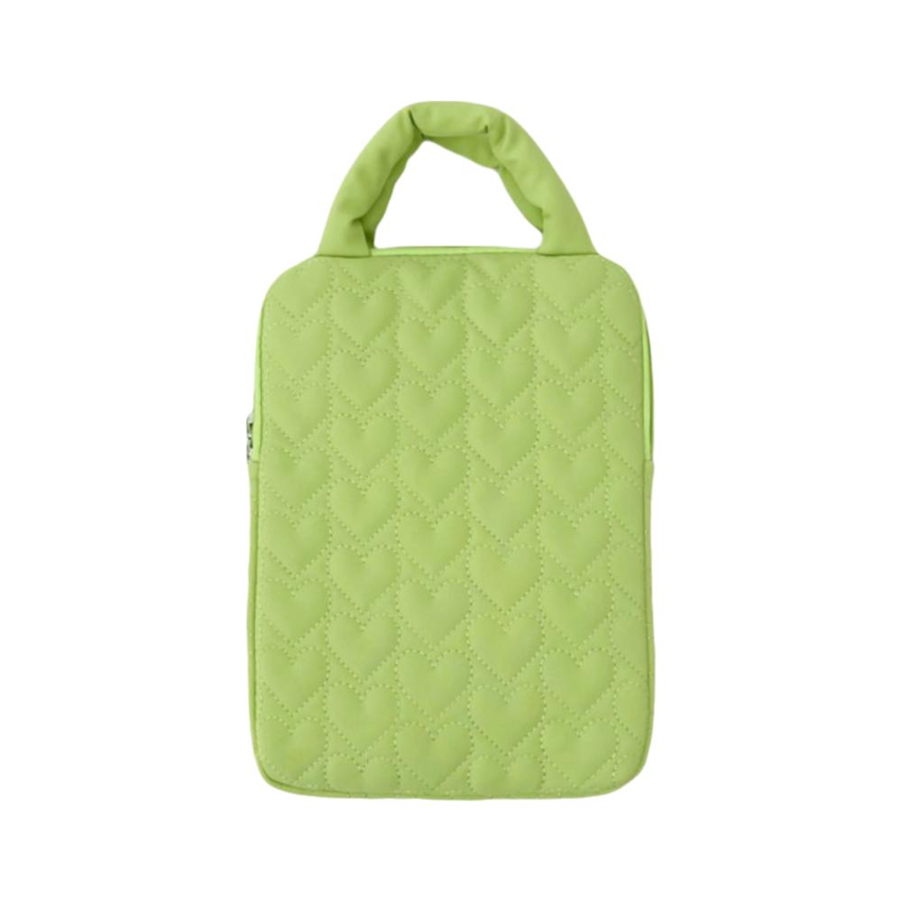 Loving Tablet Bag Anti-fall Large Capacity Notebook Computer Case Plush Lining Shockproof Laptop Sleeve for 11/13inch Office