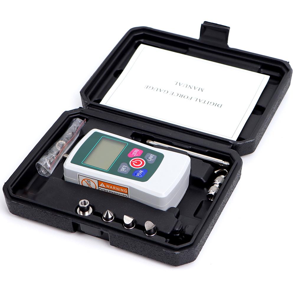500N Digital Push Pull Force Gauge Precision Pressure Meter Electronic Dynamometer Portable Force Meter N Kg lb Oz Units