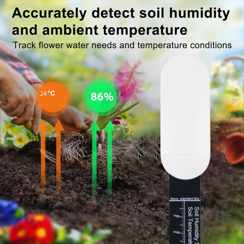 2/3/5/10pcs Zigbee Soil Moisture Sensor Smart Monitor Moisture Tester Flower Pot Soil Greenhouse Garden Planting Humidity Meter