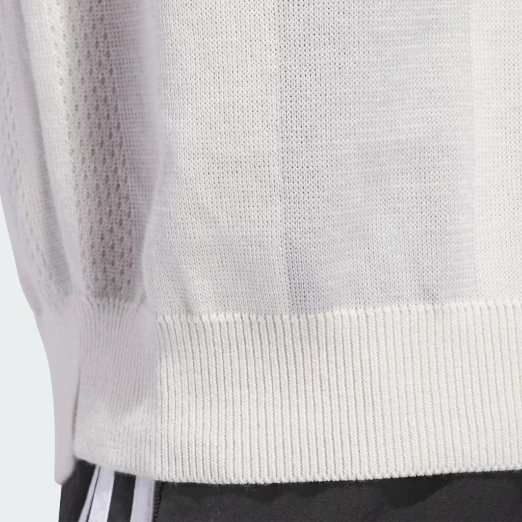 adidas Originals Rolling Links Long Sleeve Polo Shirt Chalk White IW6659