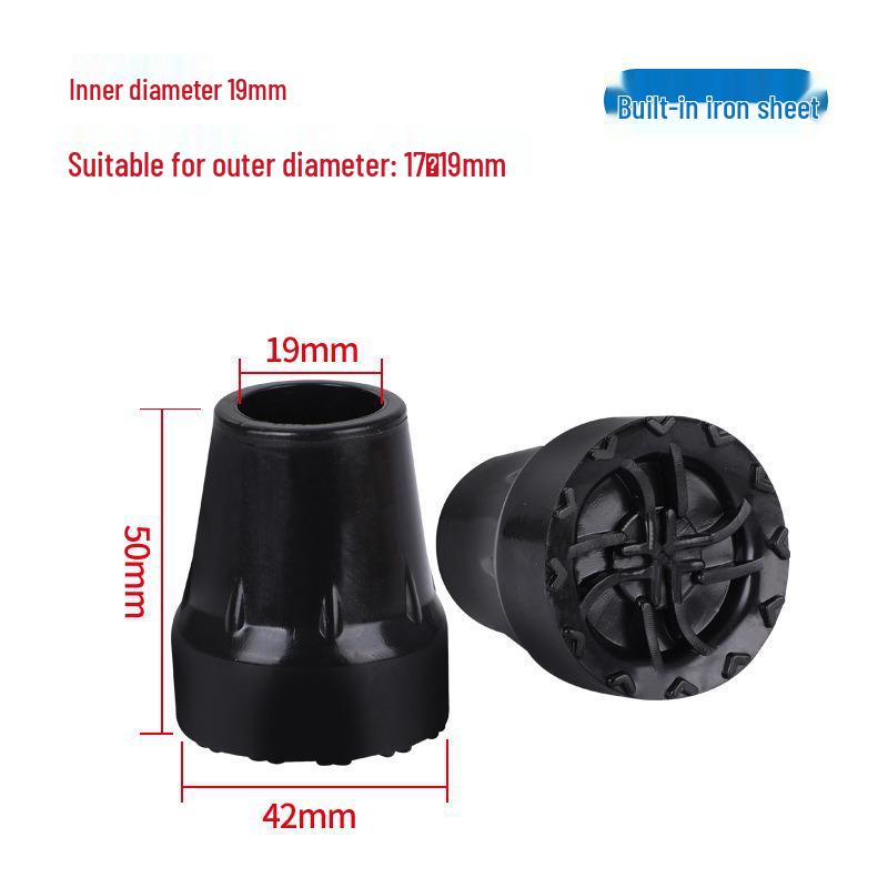 Non-slip Wear-resistant Quad Cane Rubber Feet Covers