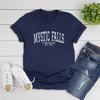 Mystic Falls Virginia Est1864 Shirt Gift for Vampire Fan Unisex Short Sleeve T-shirts Salvatore Brothers Shirt Streetwear Tops