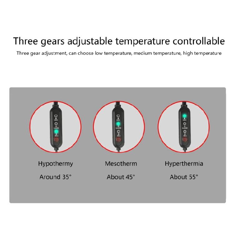 Three Stage Temperature Control Heated Grips USB Heated Motorcycle Handlebar Covers Simple Installation for Motorcycles