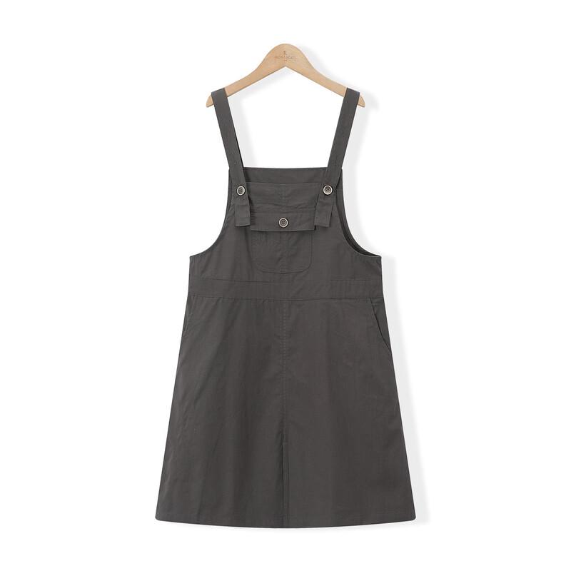 Montagut Girls' Summer 2026 Casual Overalls Dress & Tee Set
