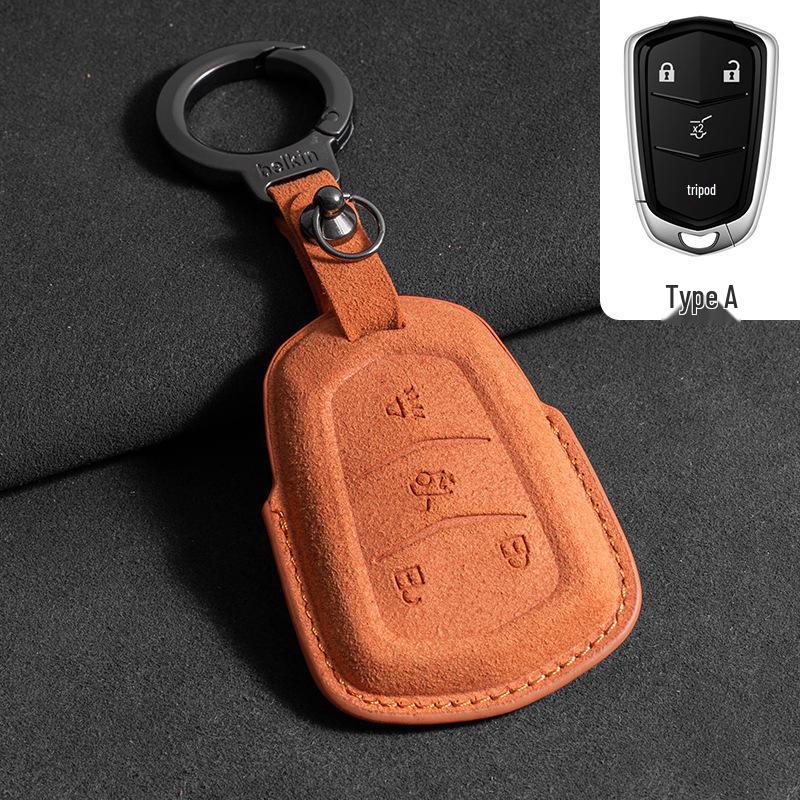 Cadillac Key Case: Compatible with CT5, CT4, Lyriq, XT4, XT5, and XT6 Key Fob Pouches.