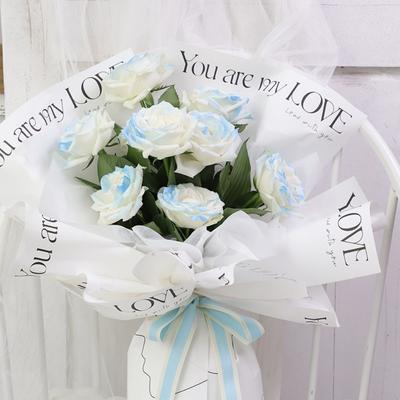 20pcs Simple Style Gifts Packaging Waterproof Flower Bouquet Paper Flower Wrapping Paper  Holiday