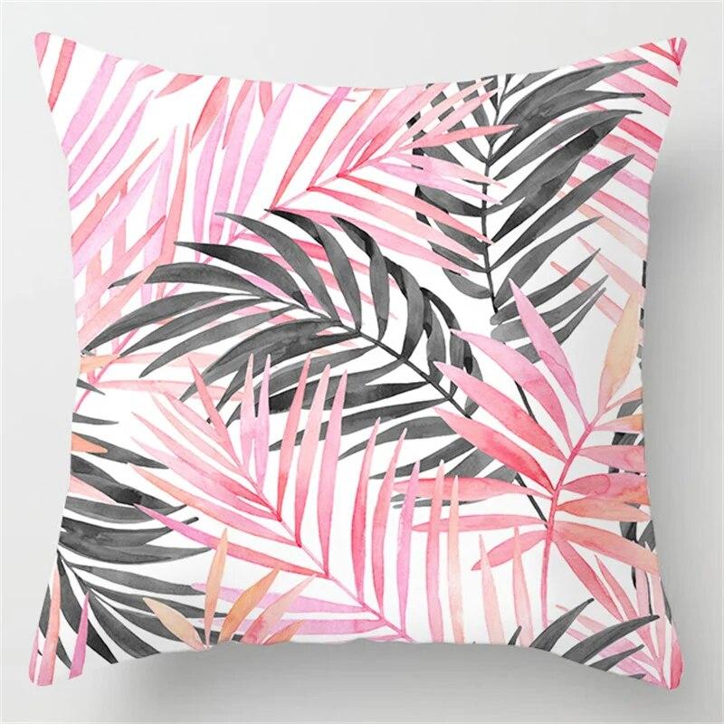 Pink Feather Pillowcase Decorative Bed  Car Sofa Cushion Cover Home Fashion Cute