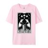 Tarot Card Team Trash Crescent Moon Opossum Raccoon White T Shirt Unisex Breathable Harajuku
