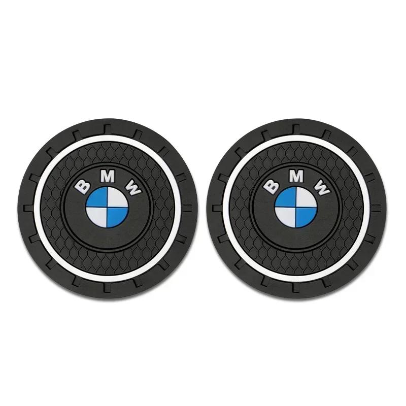 

2Pcs Silica Gel Car Coaster Water Cup Anti-slip Pad For BMW X1 X2 X3 X5 X4 X6 X7 G30 G20 G32 G11 G12 F40 F30 F2 Auto Accessories