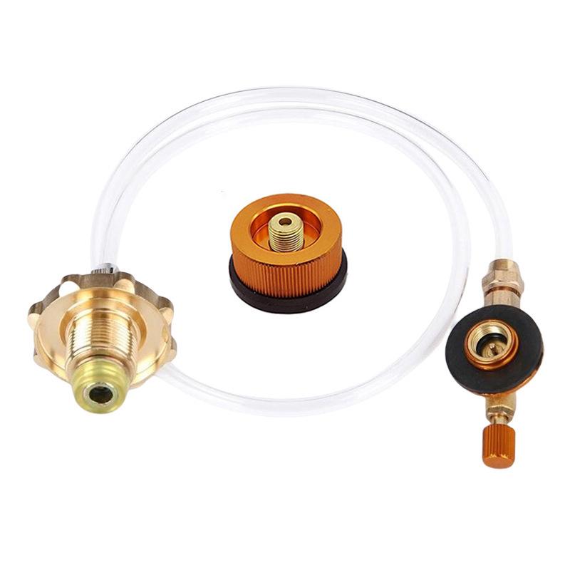 Camping & Hiking Gas Can Adapter: Card-Type Flat Can Inflation Connector