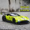 1/32 Scale Aston Martin VULCAN Simulation Car Model Metal Diecasts & Toy Vehicles Alloy Decoration Sound Light Metal Man Aston Boy Children Gift