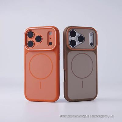 Zweifarbige magnetische mattierte Hülle für iPhone 17 Pro Max - Vollständige Abdeckung, Sturzschutz