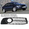 2pcs Front Foglight Grille Left Right Mesh   Glossy Black Replacement for   C6 2008‑2011