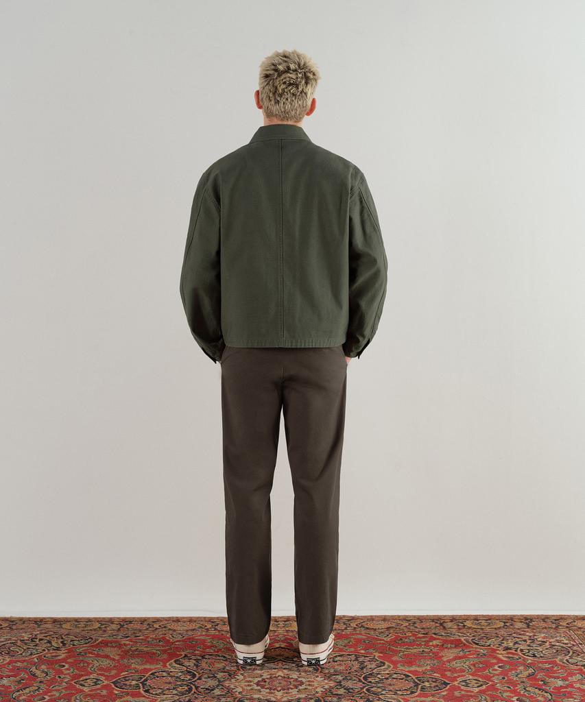 MUSINSA STANDARD [City Workers] Tapered Cotton Pants [Brown]