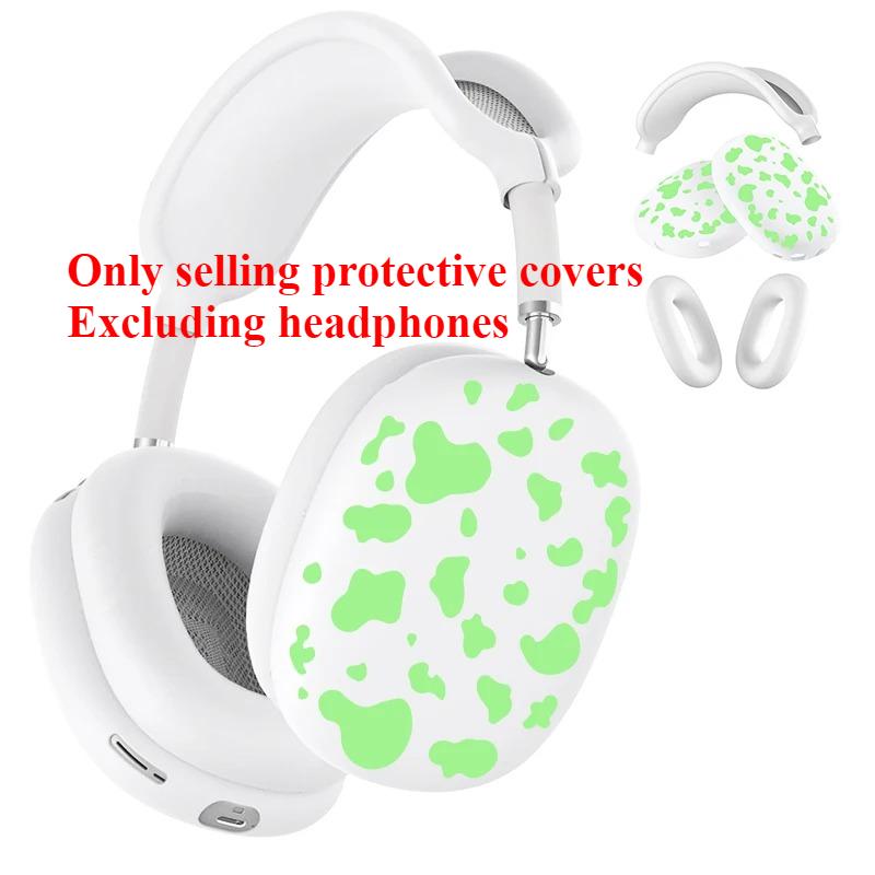 

New cow pattern Earphone soft Silicone Protective Case Suitable For Apple AirPods Max 1/2 Earphone 360° All-round Protection Excluding headphones