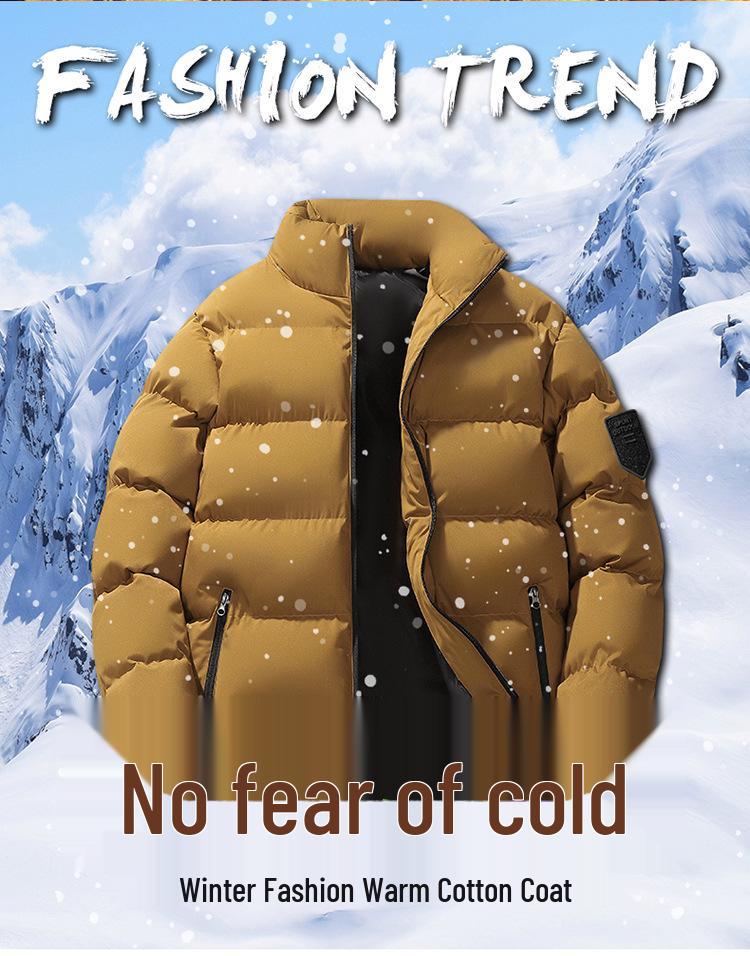 Unisex Winter Thickened Cotton Jacket - Warm, Versatile Casual Outerwear for Couples and Youth