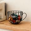 Large Capacity Coffee Capsule Holder Iron Coffee Creamer Container Coffee Pod Holder Home Decor