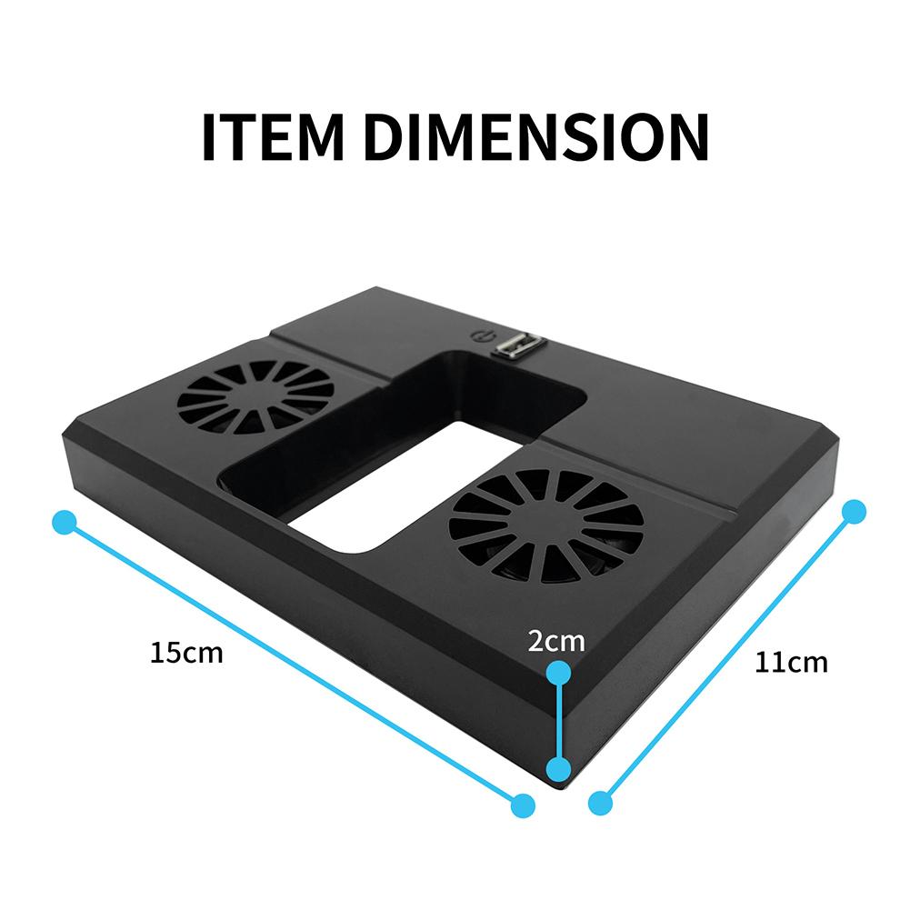 

Host Cooling Fan Vertical Cooling Fan with Dual Fans USB Port Auto Cooling System Cooling System for Xbox Series X Accessories