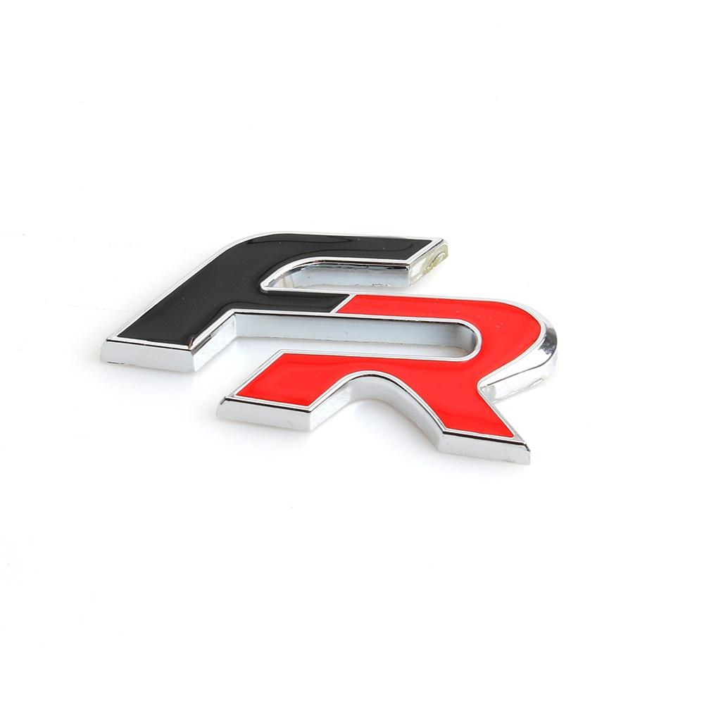 FR Racing Flagge Metall Fenster Emblem Siegel Löwe FR+Cupra Ibiza Altea Exeo Formel Racing Design