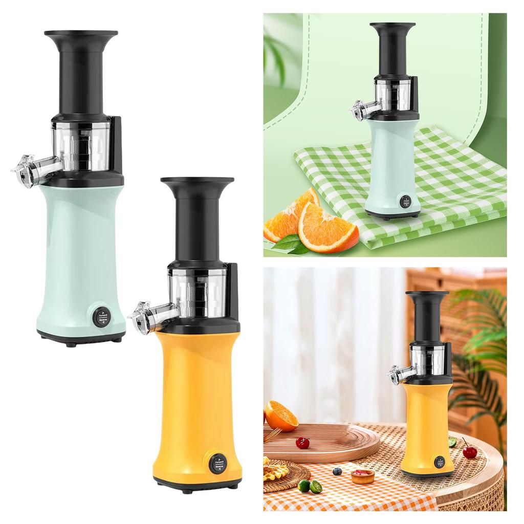 Slow Masticating Juicer Easy to Clean Large feed Slot for Sport Travel Orange