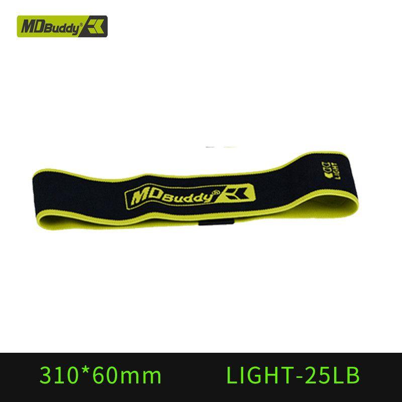 

Mdbuddy Stretch Hip Exercise Band Md1389 Knitting Strain Relief Bushing Fitness Yoga Hip Lifting Squat Nylon Elastic Force Circle LIGHT level approximately 28 lbs.